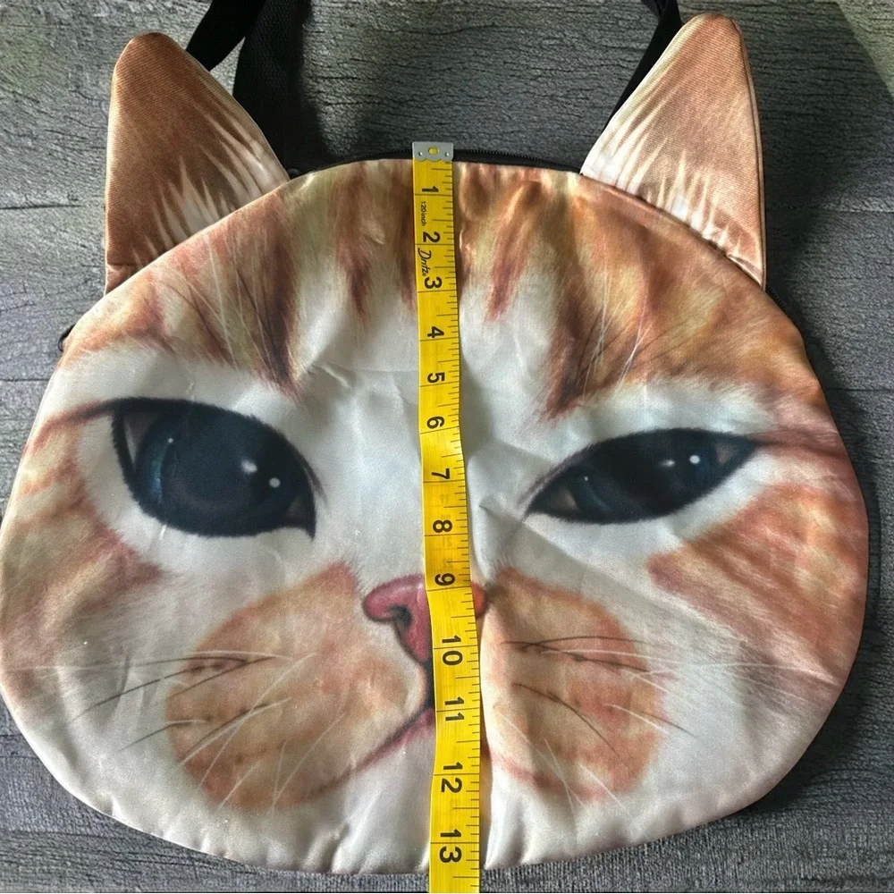 Adorable Feline Face Cat Carrier Tote